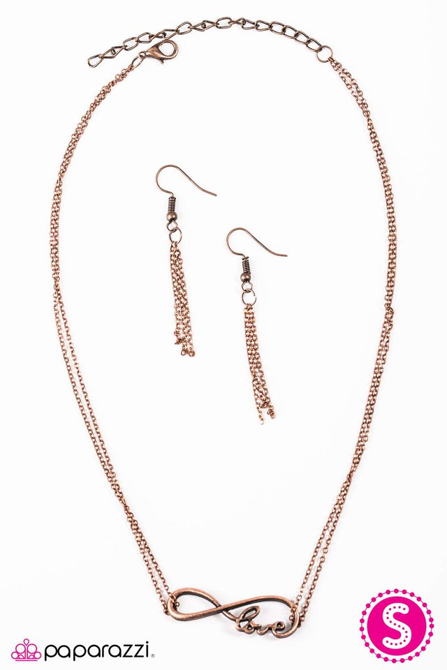 Paparazzi ♥ We Found Love - Copper ♥ Necklace