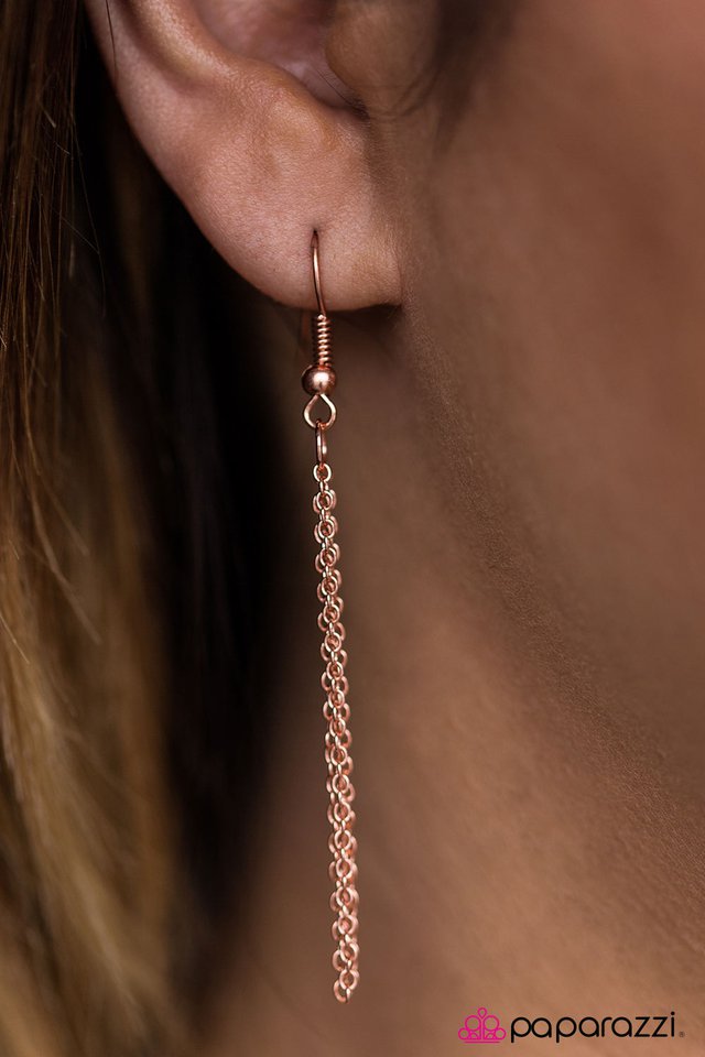 Paparazzi ♥ Strong Roots - Copper ♥ Necklace