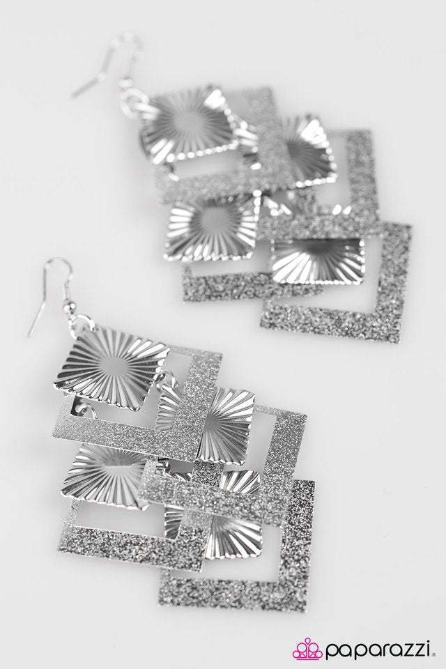 Paparazzi ♥ The Sun Also Rises - Silver ♥ Earrings