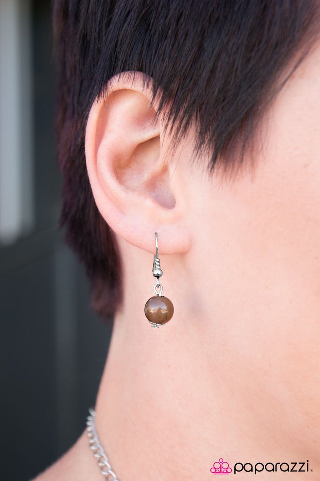 Paparazzi ♥ Along For The Ride - Brown ♥ Necklace