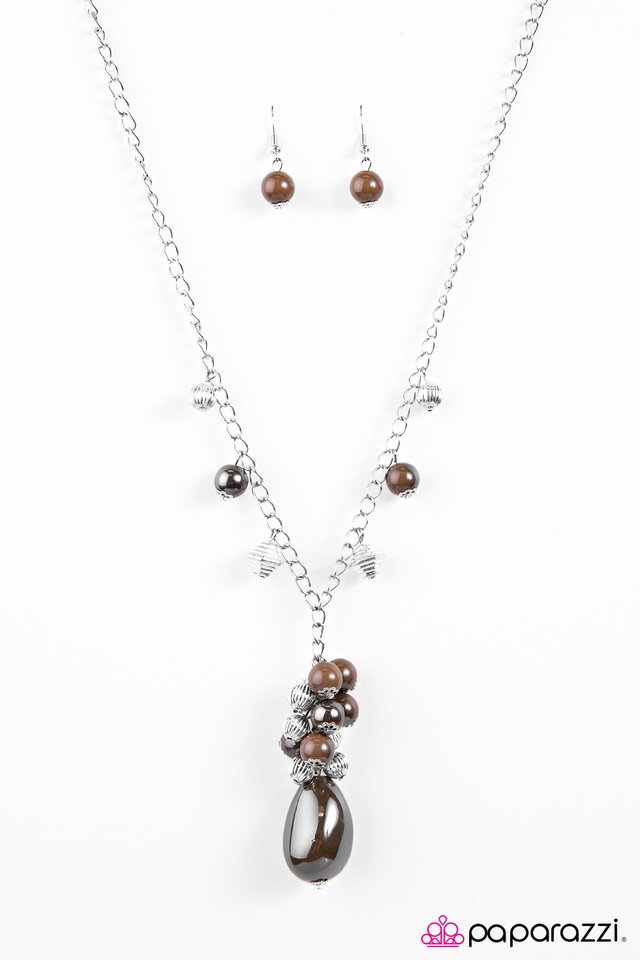 Paparazzi ♥ Along For The Ride - Brown ♥ Necklace