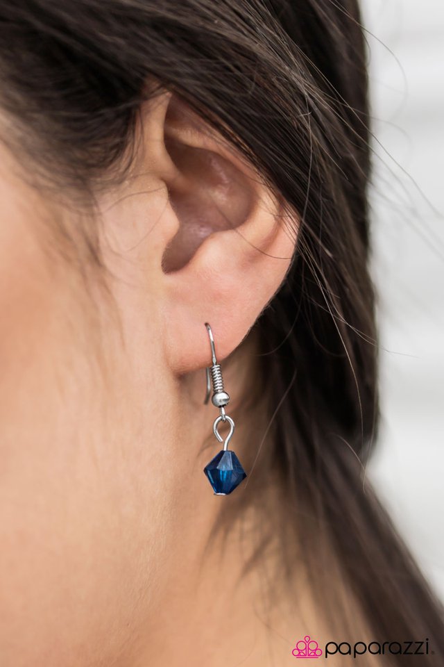 Paparazzi ♥ Just Enough - Blue ♥ Necklace