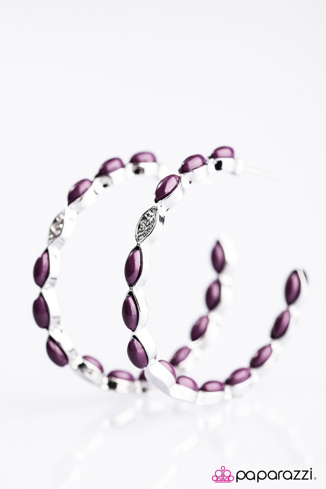Paparazzi ♥ Colorful Impressions - Purple ♥ Earrings