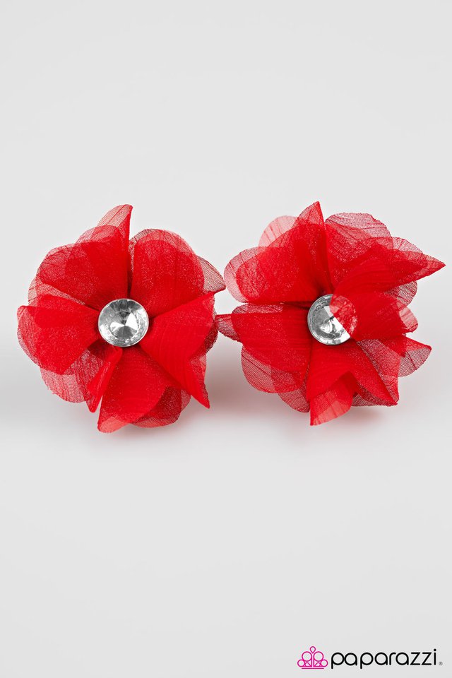 Paparazzi ♥ Love Ballad - Red ♥ Hair Clip