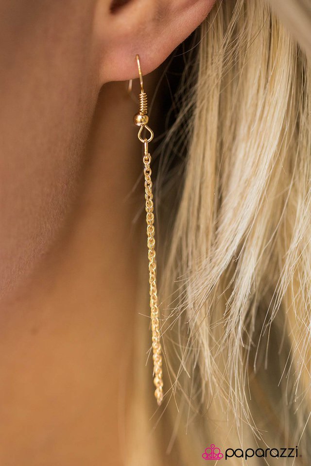 Paparazzi ♥ Lets GEO Girls! - Black ♥ Necklace