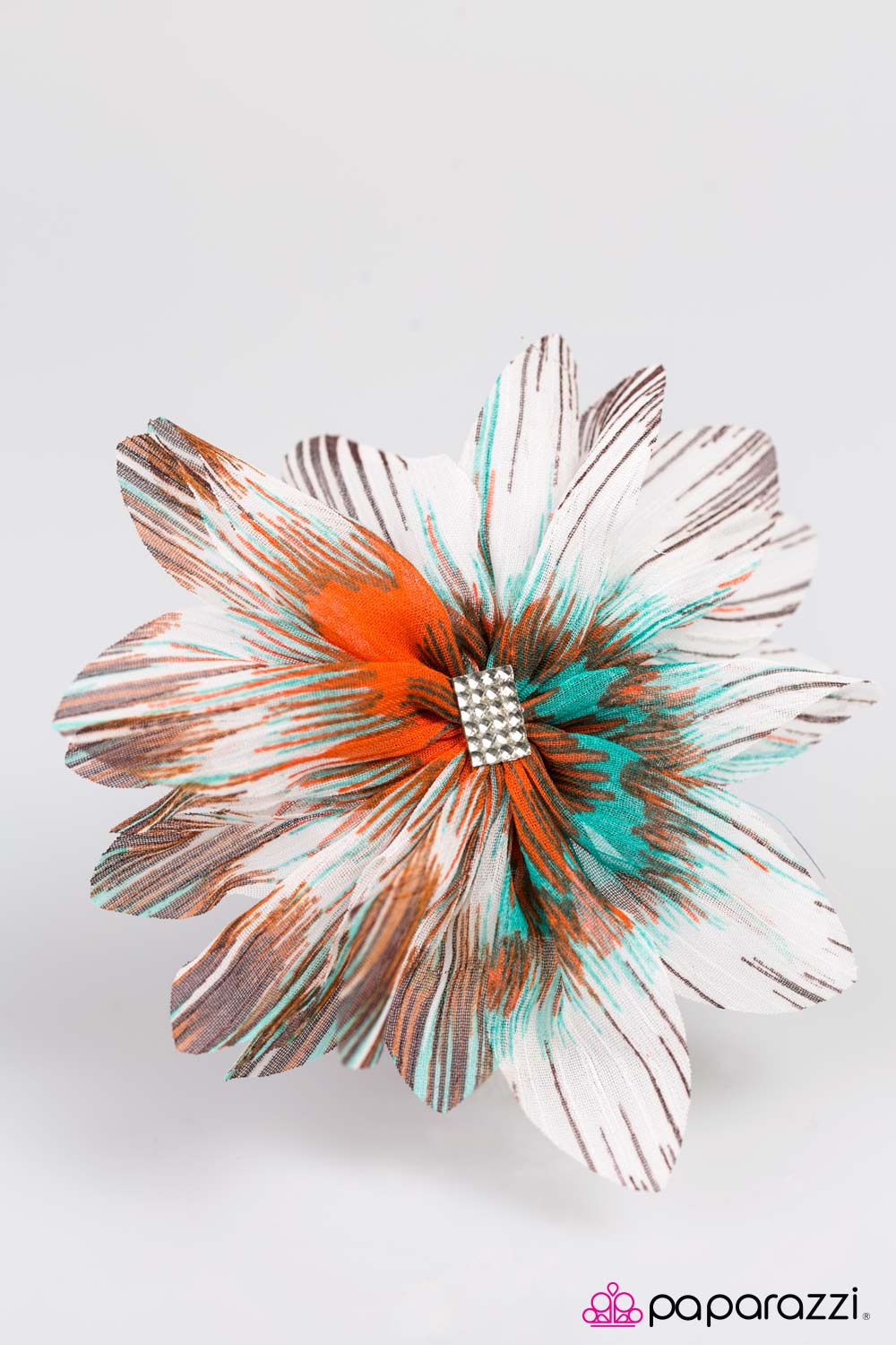 Paparazzi ♥ BUSTLE and Flow - Orange ♥  Hair Clip