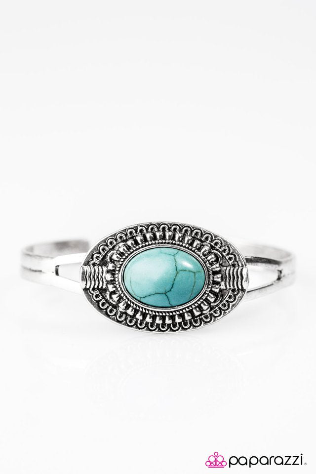 Paparazzi ♥ Mountain Pass - Blue ♥ Bracelet