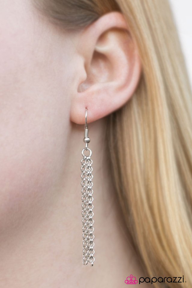 Paparazzi ♥ Warped Tour - Orange ♥ Necklace