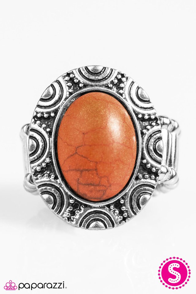Paparazzi ♥ Dune Chaser - Orange ♥ Ring