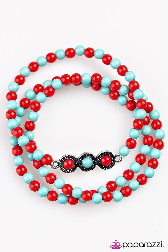 Paparazzi ♥ Happy Trails - Multi ♥ Bracelet