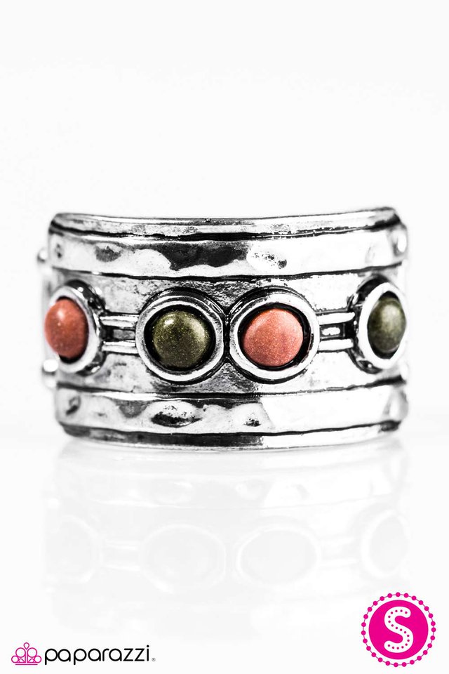 Paparazzi ♥ Western Treasures - Green ♥ Ring