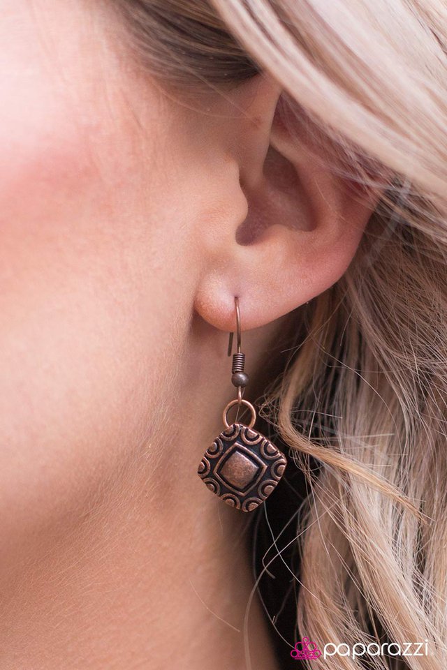 Paparazzi ♥ Desert Muse - Copper ♥ Necklace