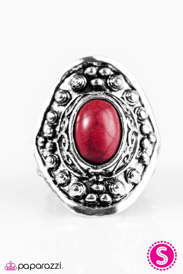 Paparazzi ♥ Pedal To The MEADOW - Red ♥ Ring