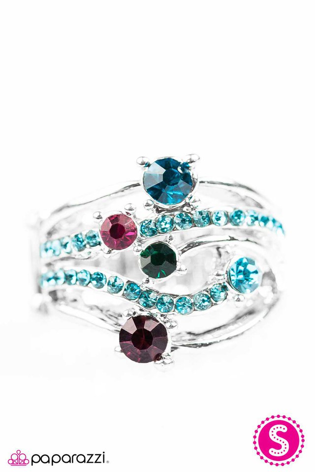 Paparazzi ♥ The Trophy Wife - Blue ♥ Ring