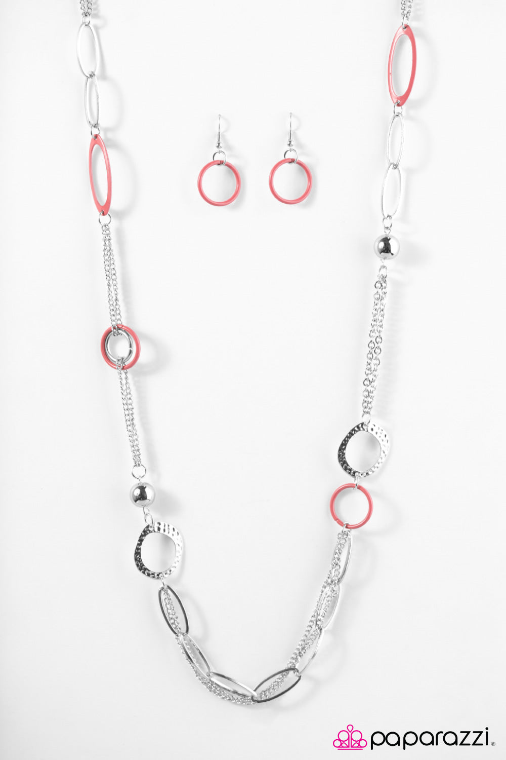 Paparazzi ♥ DISC Factor - Pink ♥  Necklace