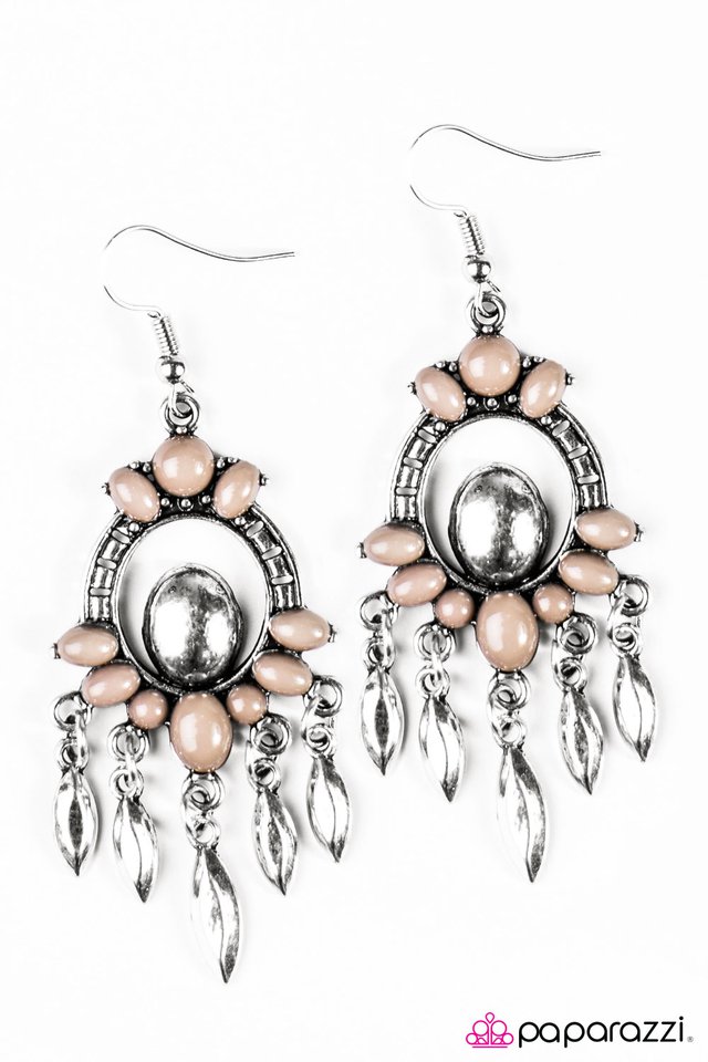 Paparazzi ♥ Catch Me If I Fall - Brown ♥ Earrings