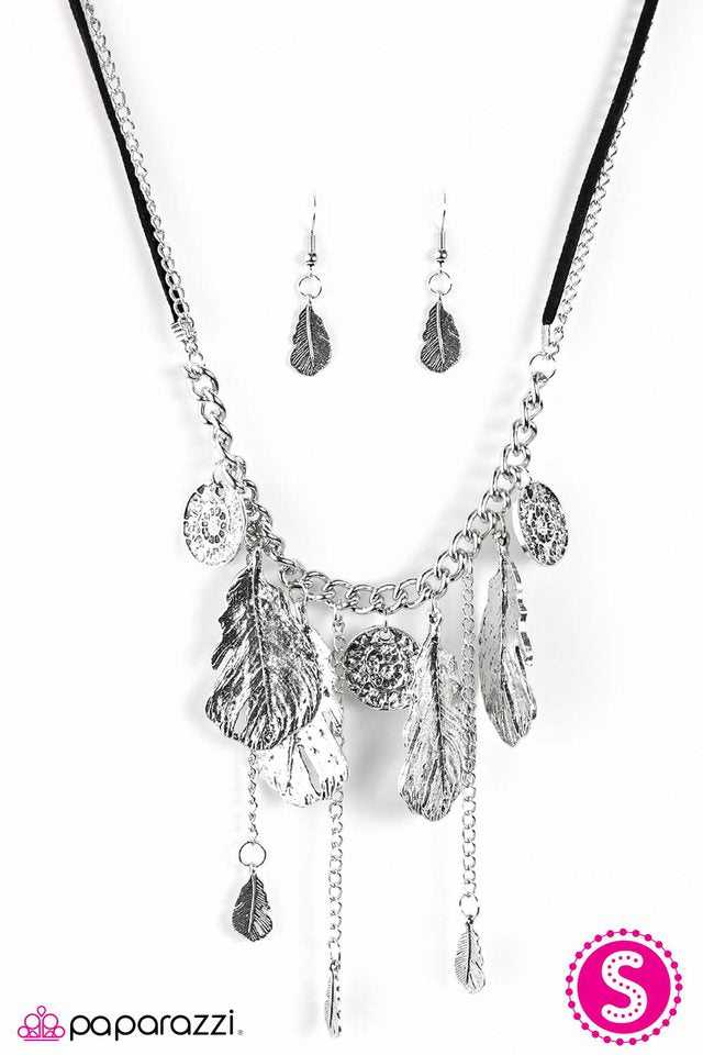 Paparazzi ♥ Find Your Tribe - Silver ♥ Necklace