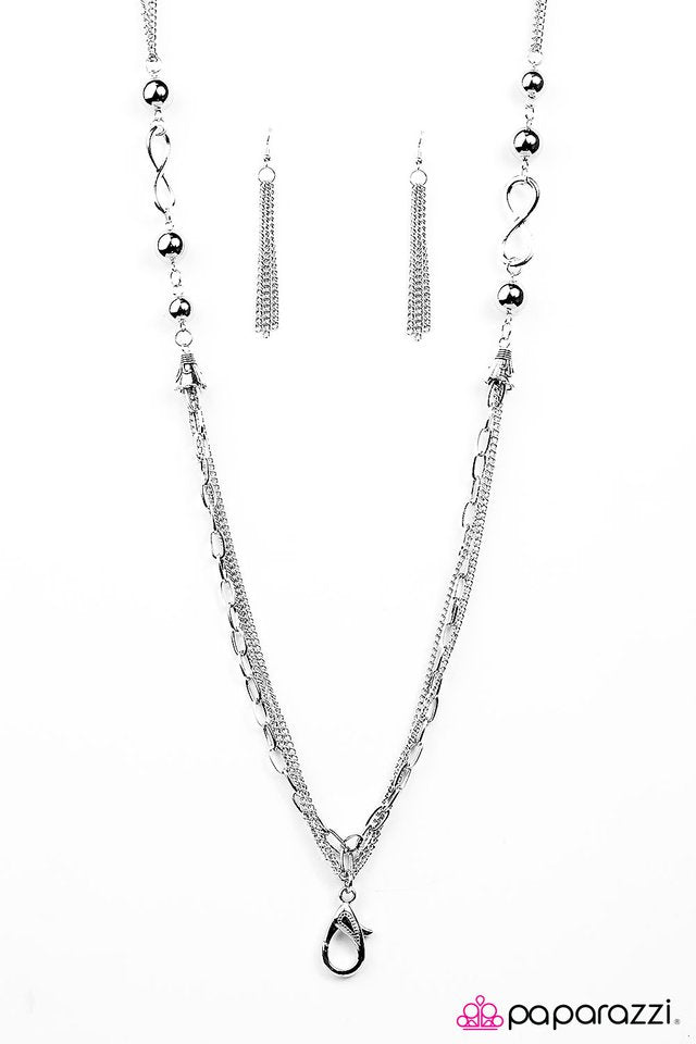 Paparazzi ♥ Journey Of A Lifetime - Silver ♥ Lanyard