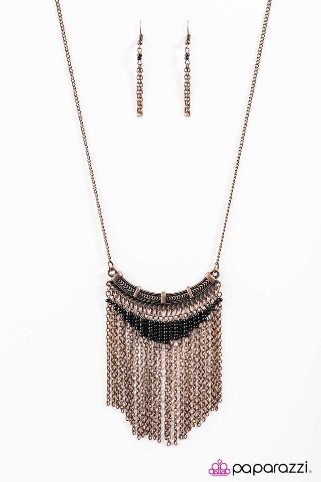 Paparazzi ♥ Down In The Valley - Copper ♥ Necklace