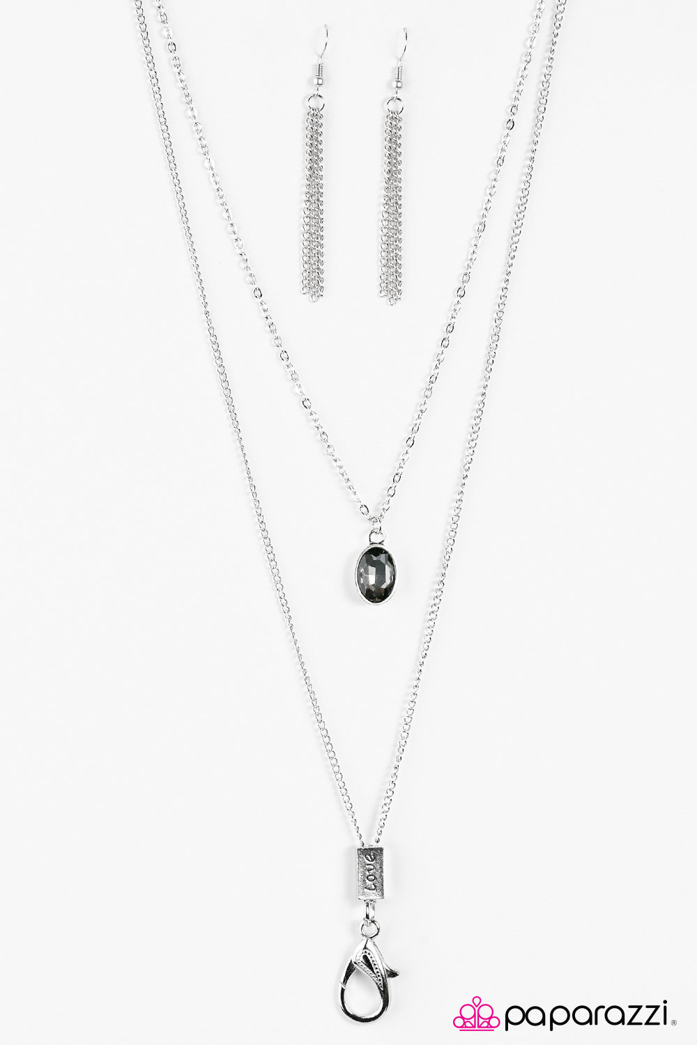 Paparazzi ♥ Let Me Love You - Silver ♥  Lanyard