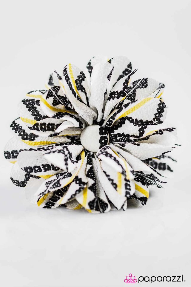 Paparazzi ♥ Bali Blooms - Yellow ♥ Hair Clip