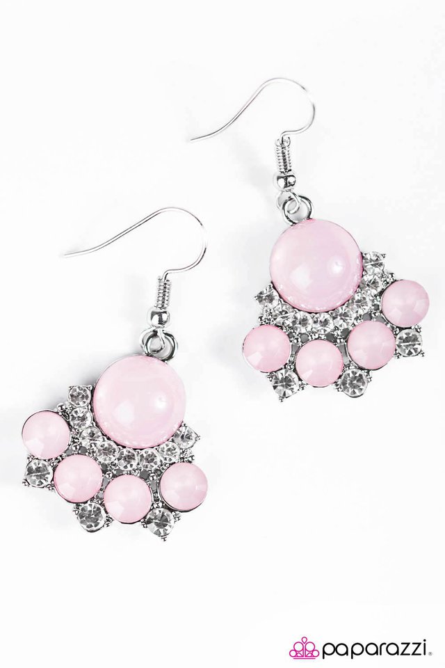 Paparazzi ♥ TARTE It Up - Pink ♥ Earrings