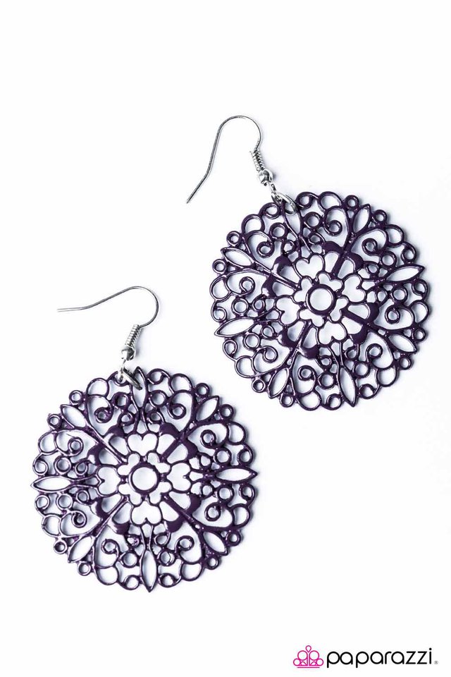 Paparazzi ♥ Maritime Mariner - Purple ♥ Earrings