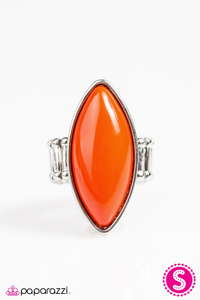 Paparazzi ♥ That Dont Impress Me Much - Orange ♥ Ring