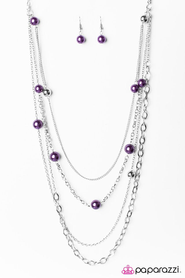Paparazzi ♥ Lets Celebrate! - Purple ♥ Necklace