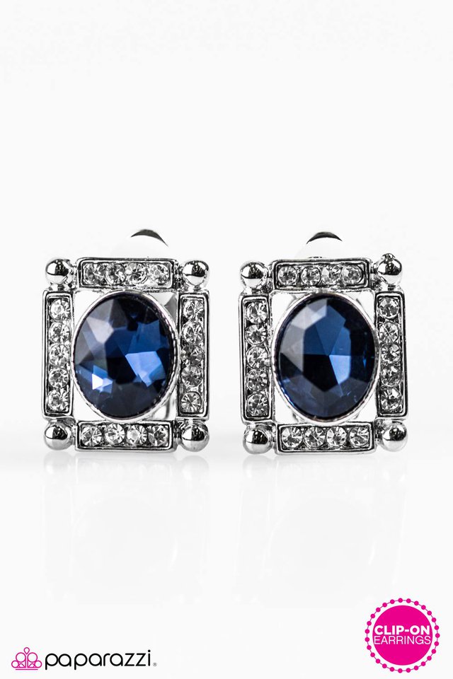 Paparazzi ♥ Backstage Broadway - Blue ♥ Clip-On