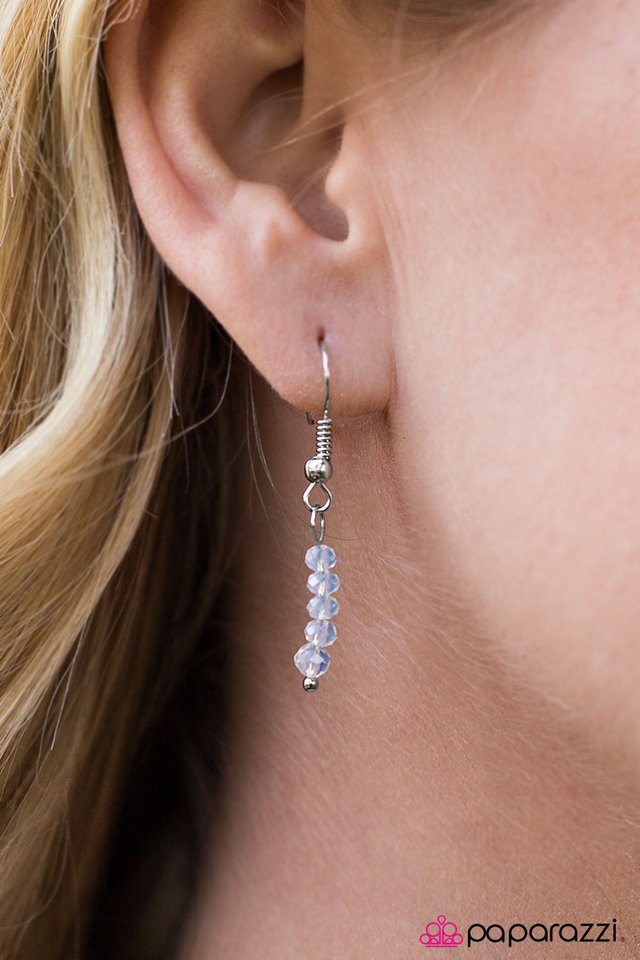 Paparazzi ♥ Firework Finale - White ♥ Necklace