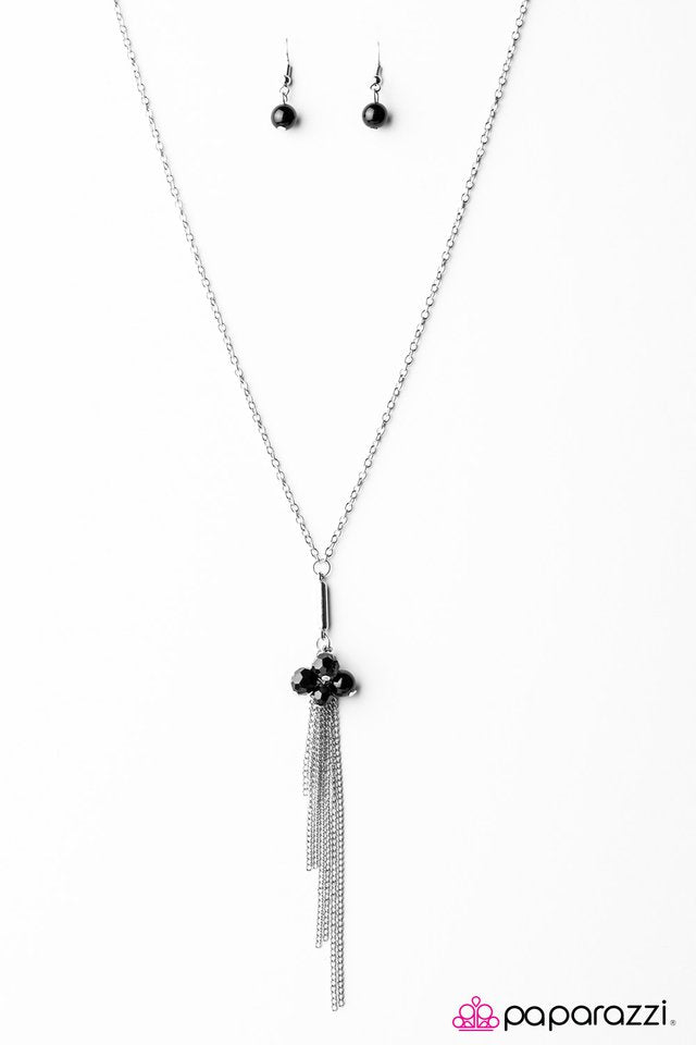 Paparazzi ♥ How Exciting! - Black ♥ Necklace