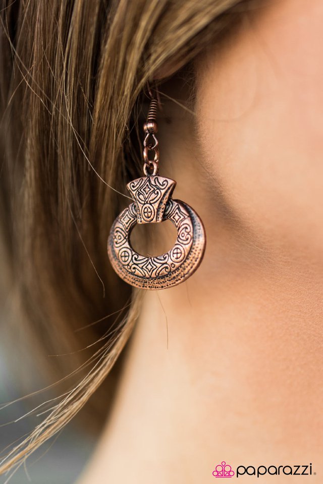 Paparazzi ♥ Running Of The Bulls - Copper ♥ Necklace