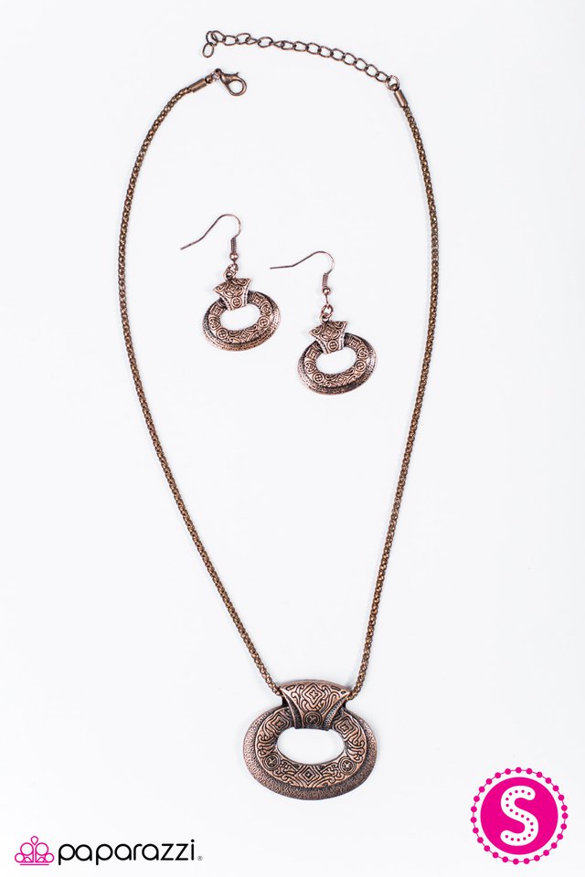 Paparazzi ♥ Running Of The Bulls - Copper ♥ Necklace