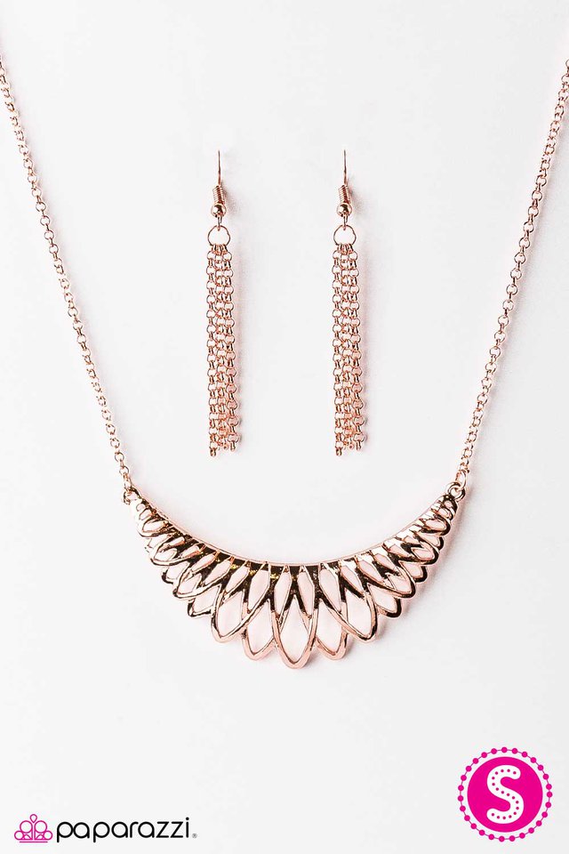 Paparazzi ♥ Amazon Allure - Copper ♥ Necklace