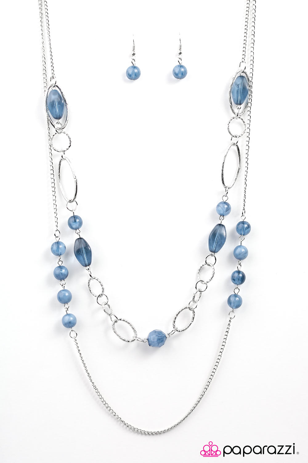 Paparazzi ♥ Touch The Clouds - Blue ♥  Necklace