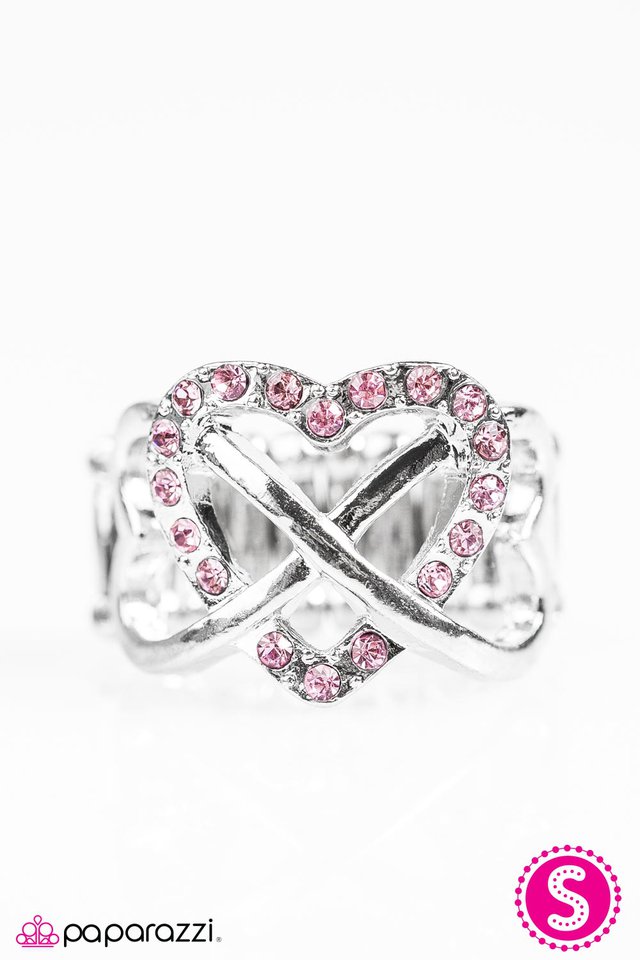 Paparazzi ♥ Big Love - Pink ♥ Ring