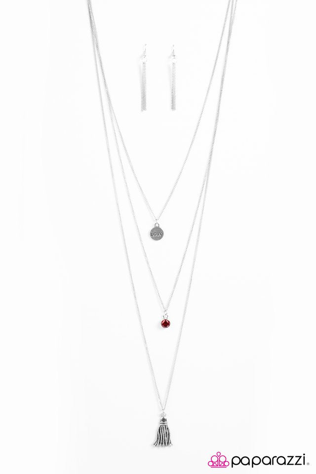 Paparazzi ♥ Love Song - Red ♥ Necklace