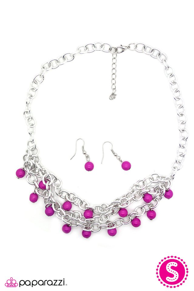 Paparazzi ♥ Draped in Radiance - Purple ♥ Necklace