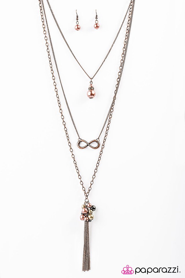 Paparazzi ♥ To Whatever End - Copper ♥ Necklace