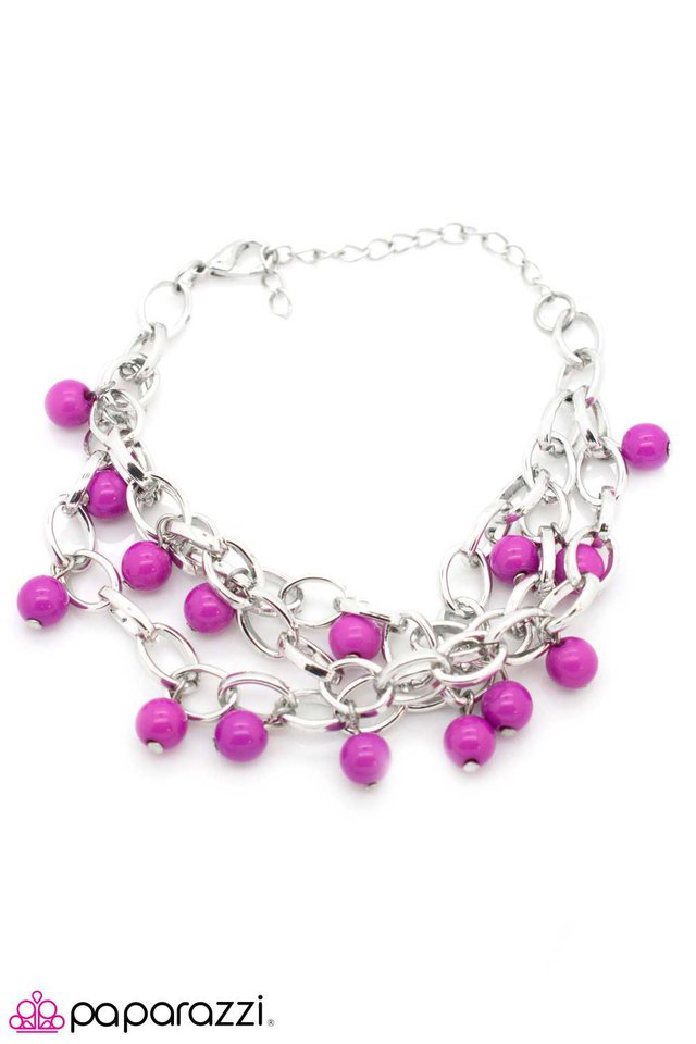 Paparazzi ♥ Links of Luxury - Purple ♥ Bracelet