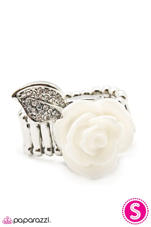 Paparazzi ♥ Vintage Vision - White ♥ Ring