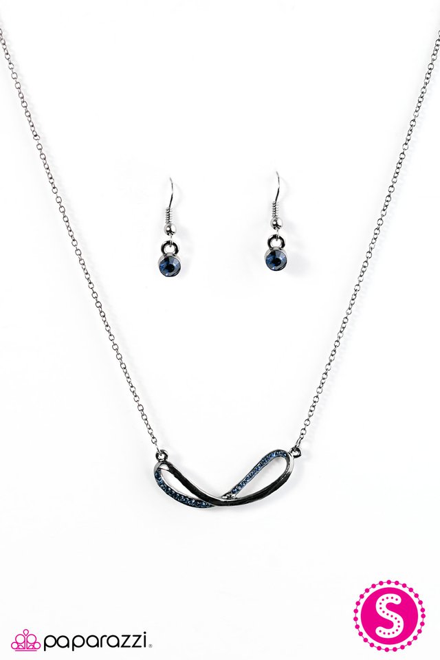 Paparazzi ♥ Diamonds Are Forever - Blue ♥ Necklace