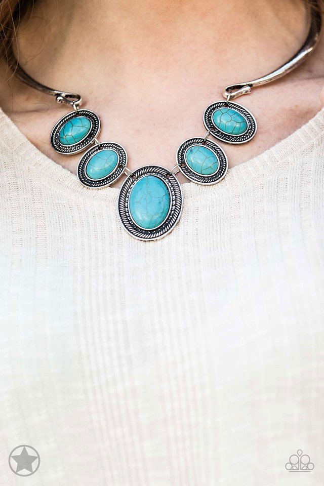 Paparazzi ♥ River Ride - Blue ♥ Necklace