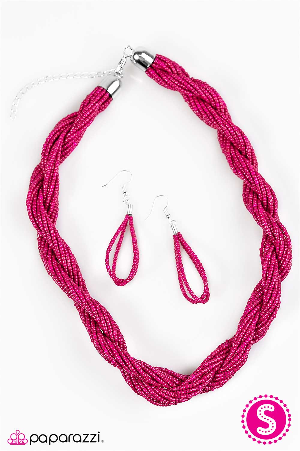Paparazzi ♥ Tropical Twist - Pink ♥  Necklace