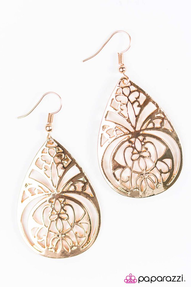 Paparazzi ♥ I Totally FILIGREE! - Gold ♥ Earrings