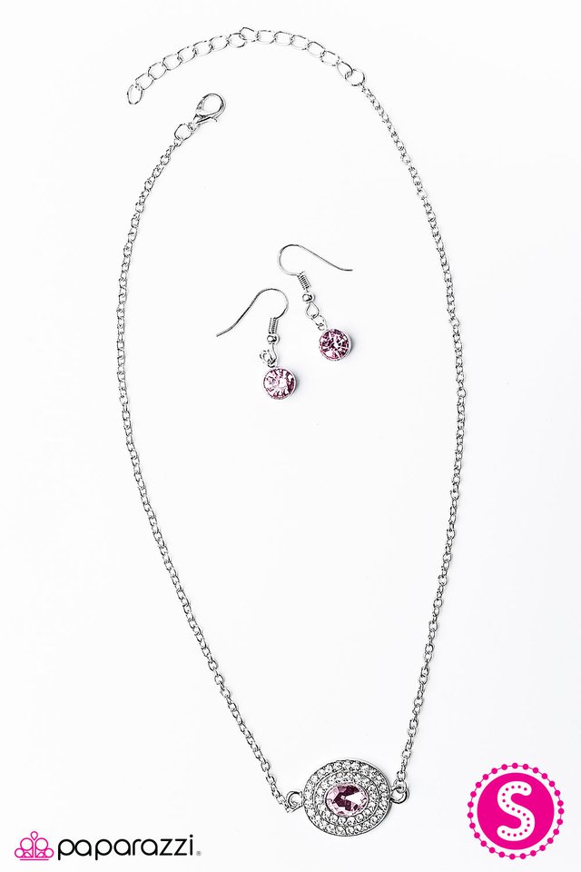Paparazzi ♥ All The Grandeur In The World - Pink ♥ Necklace