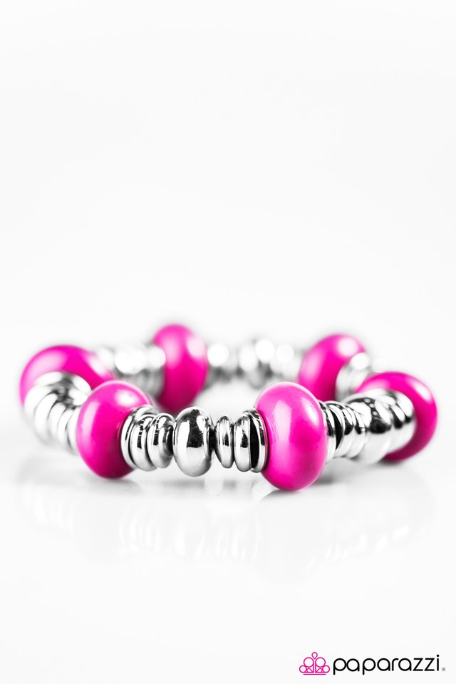 Paparazzi ♥ Springtime Sunshine - Pink ♥ Bracelet