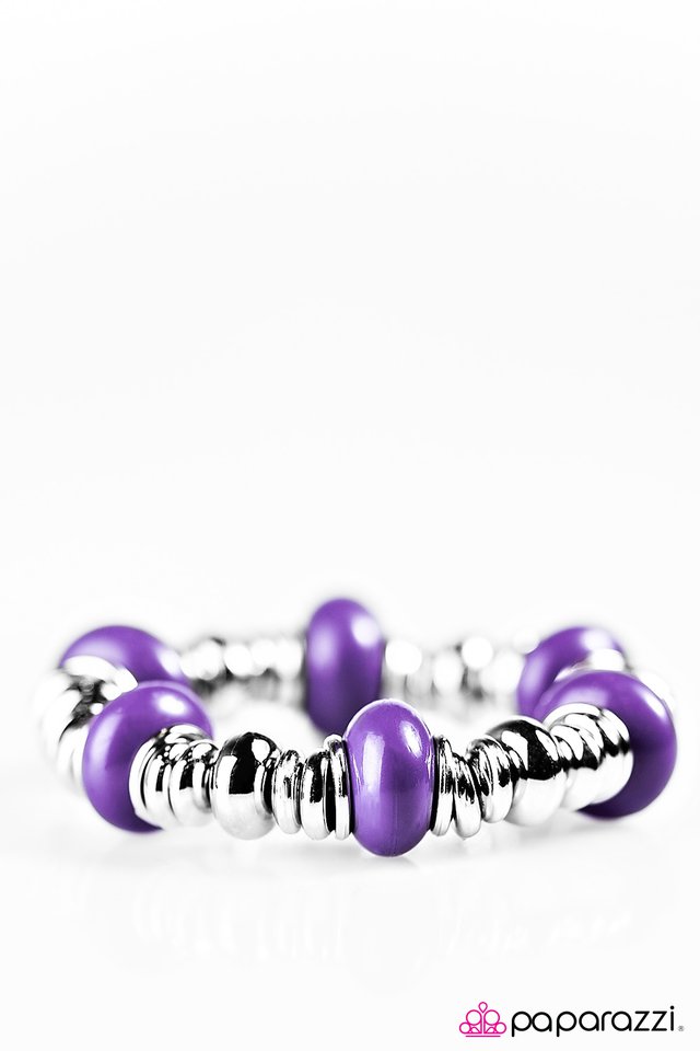 Paparazzi ♥ Springtime Sunshine - Purple ♥ Bracelet