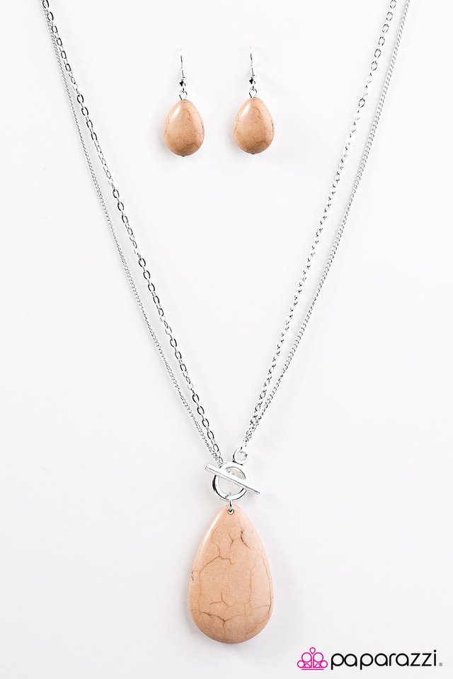 Paparazzi ♥ Earthy Essence - Brown ♥ Necklace